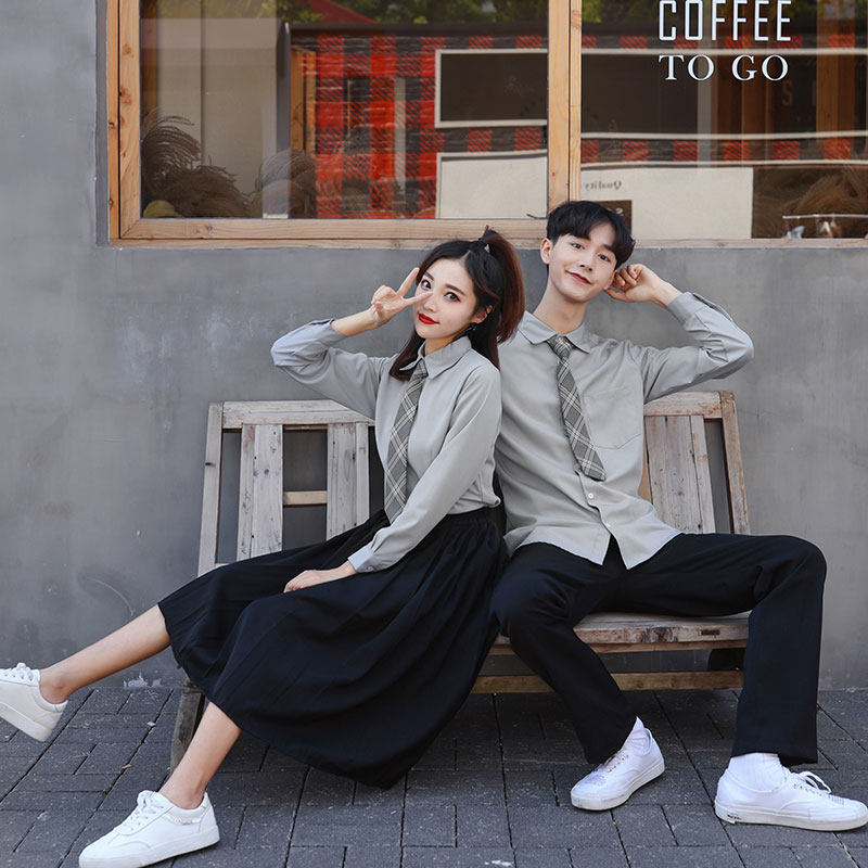 网红学生校服韩版班服夏季套装学院风初高中韩国女生毕业裙子ins|ruв категории Женская одежда, костюм/студенты школьную форму/обмундирования, студенты школьную форму - от Buy2taobao.com для оказания профессиональной услуги покупки агента Taobao