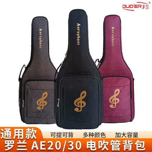 罗兰AE20/30电吹管通用便携双肩收纳专用背带防水背包罗兰乐器包