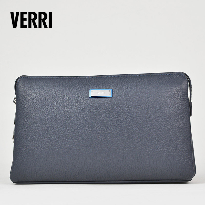 VERRI手包男2020新款潮真皮商务头层牛皮密码锁大容量个性手拿包