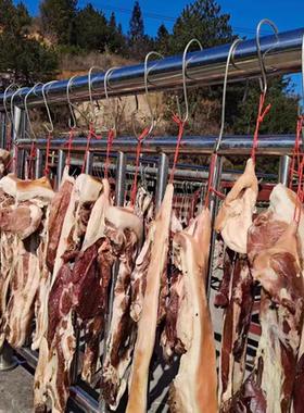 正宗黑毛猪腊肉安徽特产农家咸肉