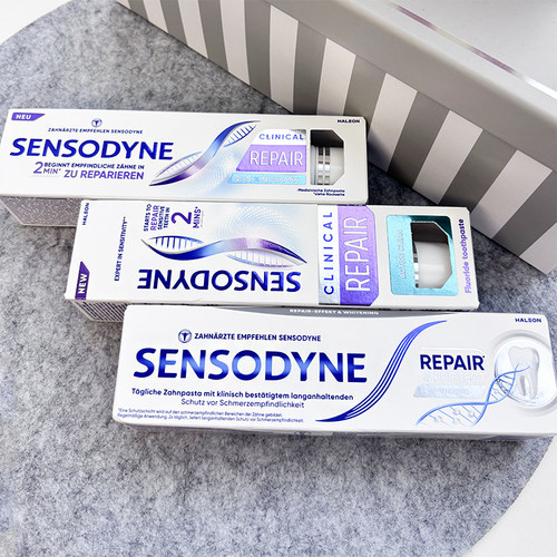 SENSODYNE修复护敏牙膏含氟结白