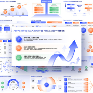 bigchin原创PPT模板30页逻辑思维第3季大厂实例素材图表信息架构