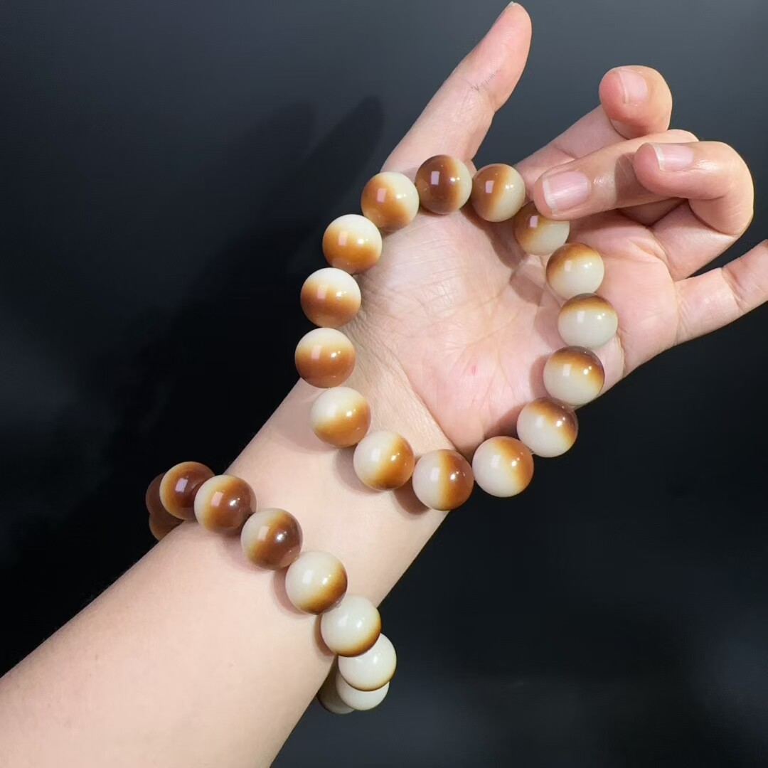 14MM焦糖菩提炭烤菩提品质绕指柔文玩手持菩提手串