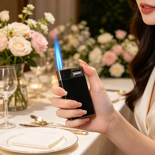 打火机女士防风电子女款专用充气可爱便携高颜值送女生创意小火机