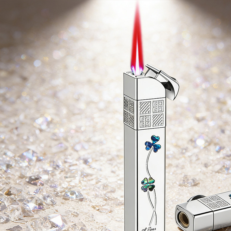 女士打火机趣味新款精致女孩子小巧火机可充气女生迷你高颜值创意