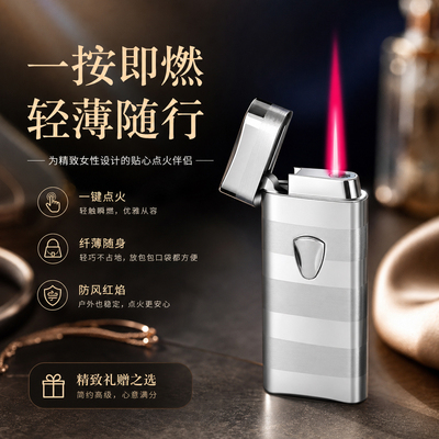 创意打火机女生高颜值女士专用高级感金属防风网红爆款2026新款女