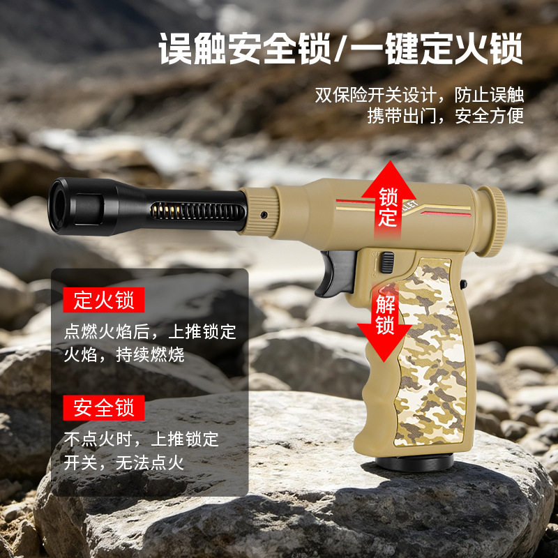 点香手持大火力耐高温户外直冲充气喷枪焊枪艾灸专用点火器雪茄