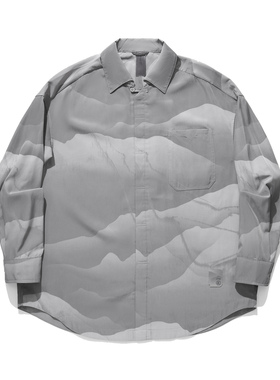 李宁正品x 成龙联名功夫系列男子时尚宽松休闲长袖衬衫ASHU027