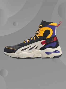 李宁运动时尚鞋男子防滑透气高帮潮流休闲鞋AGLN275