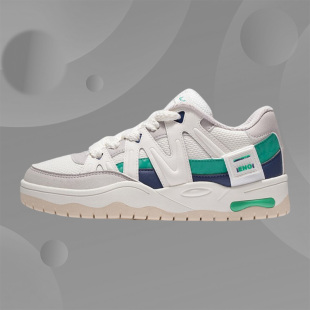 百搭舒适透气耐磨低帮休闲运动鞋 女子时尚 AGCS174 李宁正品 Lining