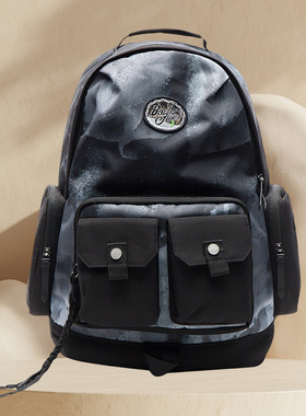 李宁夏季新款反伍BADFIVE草木皆兵运动休闲双肩包ABSS163-1