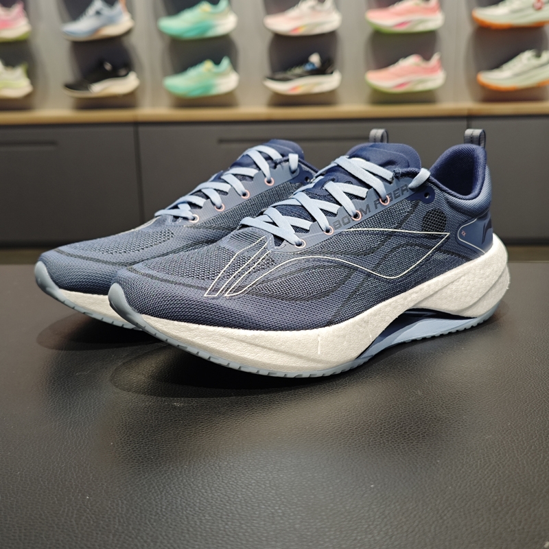 李宁正品男子高回弹跑步鞋