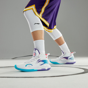 低帮减震运动鞋 李宁篮球鞋 新款 驭帅15实战球鞋 ABAR043 男鞋