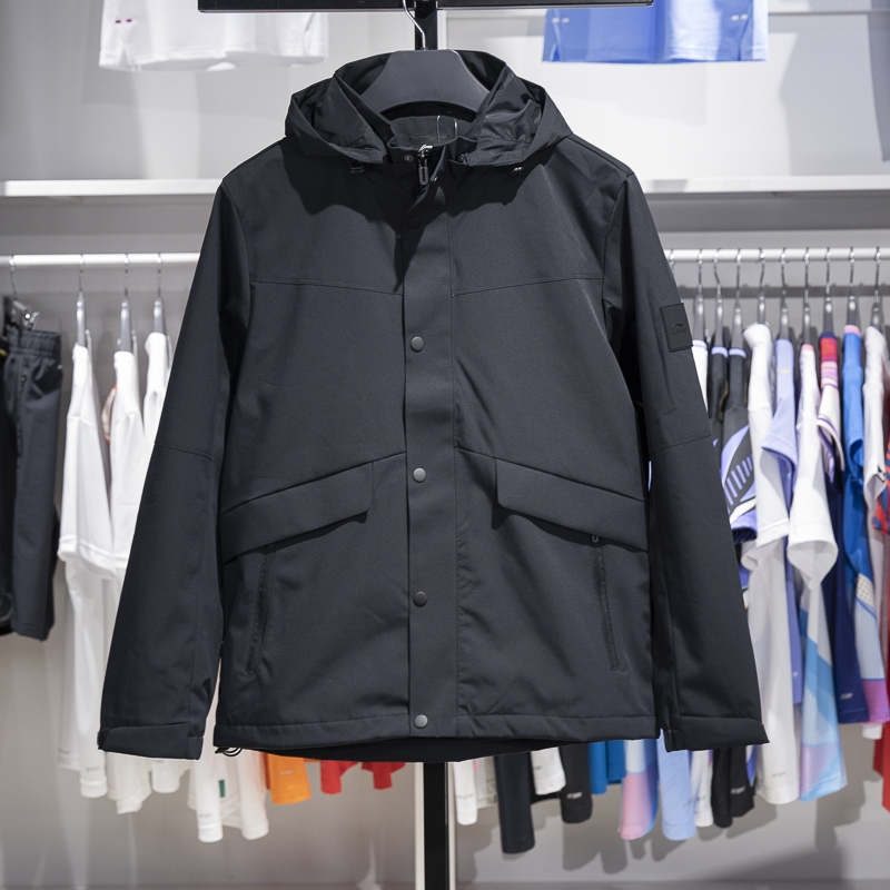 李宁正品男士舒适夹克外套