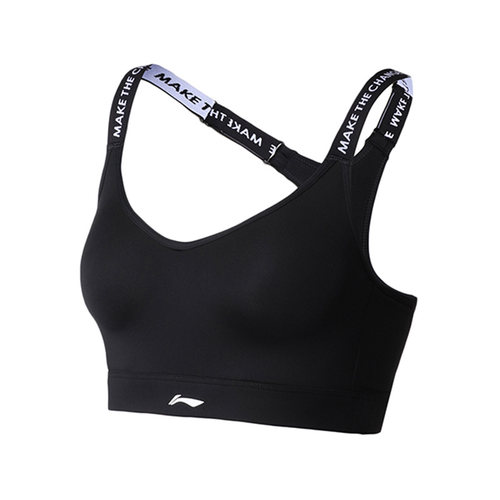 李宁运动内衣女训练系列运动胸衣高度支撑紧身运动服AUBQ062