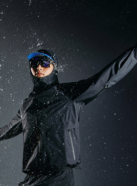 李宁正品CF溯万龙甲男女同款反光防风透湿防暴风雨冲锋衣ACFU003