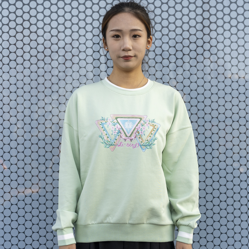 Lining/李宁正品女子圆领卫衣
