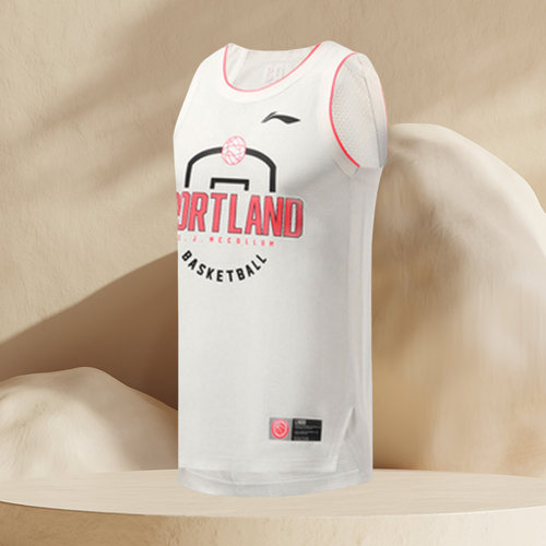 李宁比赛服男子夏季新款专业篮球系列透气圆领速干背心 AAYR241