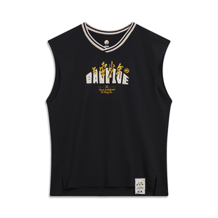 男子反伍系列宽松透气运动篮球背心AVST127 秋季 Lining 李宁正品