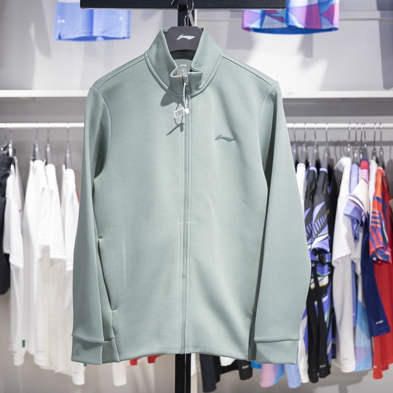 李宁正品男子休闲开衫卫衣