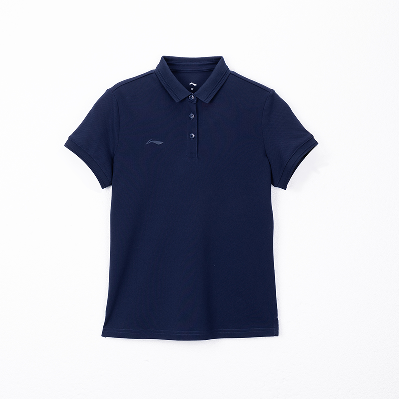 李宁正品女子短袖POLO衫