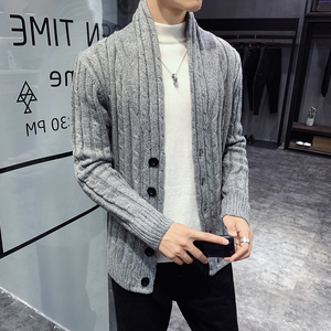 秋冬男毛衣开衫韩版修身针织衫外套1212-m9559图片