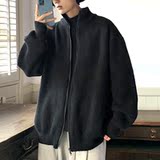 加厚男开衫毛衣慵懒风针织衫外套ks2200-P55加绒75，男装针织衫/毛衣，星座1212