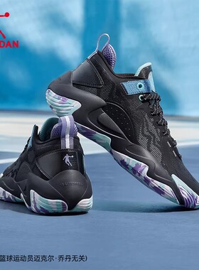 乔丹破影5lite篮球鞋2025冬新款支撑防滑学生青少年球鞋运动鞋男