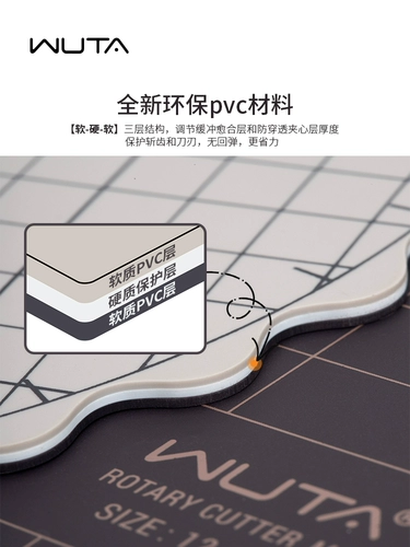 Двусторонний крутящийся коврик для резки, настольный коврик, «сделай сам»