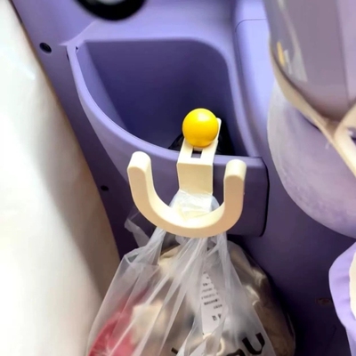 多巴胺电动三轮车车内挂钩创意免打孔可调节置物挂钩放东西神器