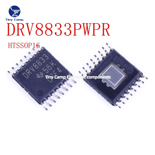 正品保障 DRV8833PWPR HTSSOP16 双路H桥电机驱动器可PWM电流控制