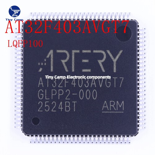 现货实拍 AT32F403AVGT7 LQFP-100 工业级32位微控制器单片机