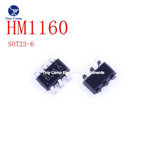 现货实拍 HM1160 SOT23-6 印字60AA 单节锂电池电量指示芯片