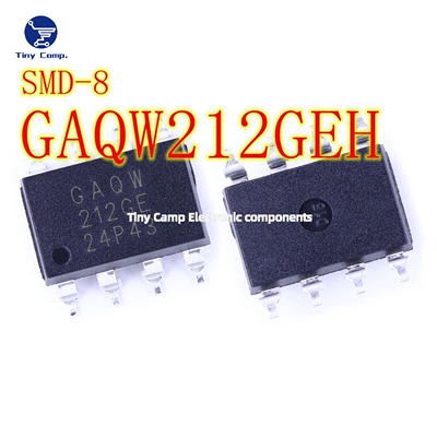 现货直拍 GAQW212GEH SMD-8 MOS输出固态继电器连续负载电流 1.8A