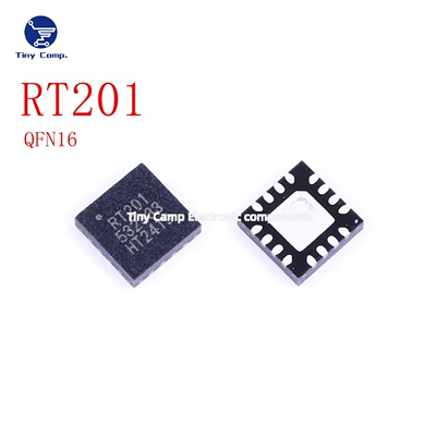 现货实拍 RT201 QFN16 2.4GHz射频功率放大器无线收发芯片直拍