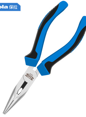 保拉(Paola) 铬镍钢尖嘴钳6英寸 专业级尖头钳 尖口钳 断线钳6006