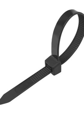 保拉(Paola)黑色尼龙扎带4.8×350mm100根/包捆/绑/理/束线带7445