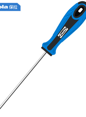 保拉优质络钒钢强磁性十字螺丝刀3*100mm双色橡塑柄螺丝批1522