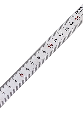 勒塔(LETA) 15cm不锈钢直尺 刻度尺 公制刻度绘图钢尺LT-MT501