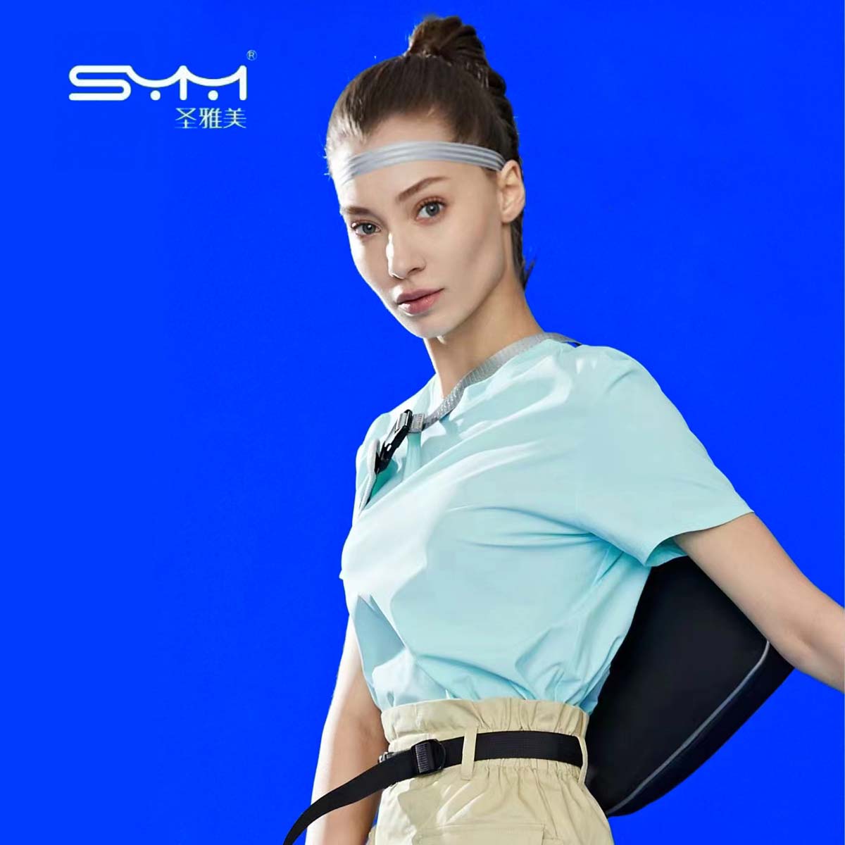 圣雅美短袖运动女凉爽T恤高品质