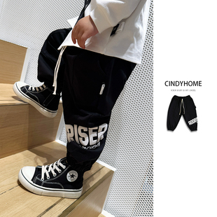 儿童运动裤 2025新款 中大童秋季 休闲卫裤 潮 男童裤 男孩长裤 子春秋款