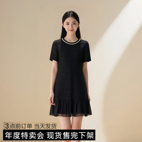夏季短袖宽松显瘦小个子连衣裙