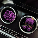 汽车车载香薰车用空调出风口泰迪熊香氛爱心蝴蝶结香水车高级摆件