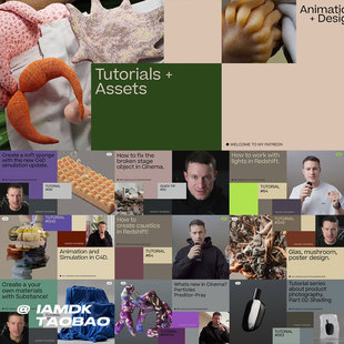 Vincent Schwenk C4D Motion Graphic 视觉特效教程合集 中文字幕