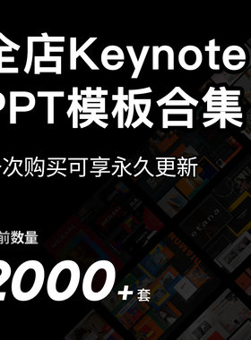 2000+套创意品牌营销报表简历PPT幻灯片Keynote演示文稿模板下载