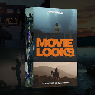 好莱坞电影风格 LR调色预设 复古怀旧旅拍Vlog视频照片调色LUT