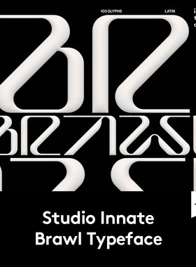 未来科幻赛博机能地下小众先锋电音专辑标题Logo设计PSAI英文字体