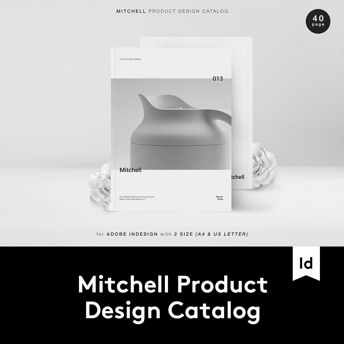 Mitchell Product Design工业产品设计作品集目录INDD画册模板