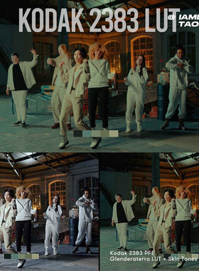 好莱坞电影效果柯达2383胶片模拟视频调色LUT+PowerGrade预设包