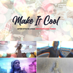 AE脚本 800组视频调色特效叠加文字标题动画预设